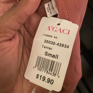 Blush Agaci Opened Front Shirt
